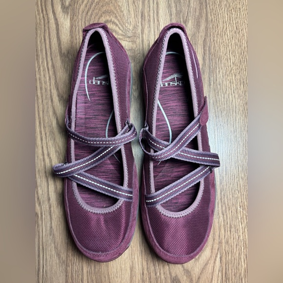 Dansko Hazel Mary Jane Outdoor Sport Shoes in Burgundy - Picture 1 of 6